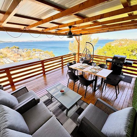 D-View Premium Mobile Home - Panoramic Seaview - 150 M From Beach, Free Parking Drage Exterior foto