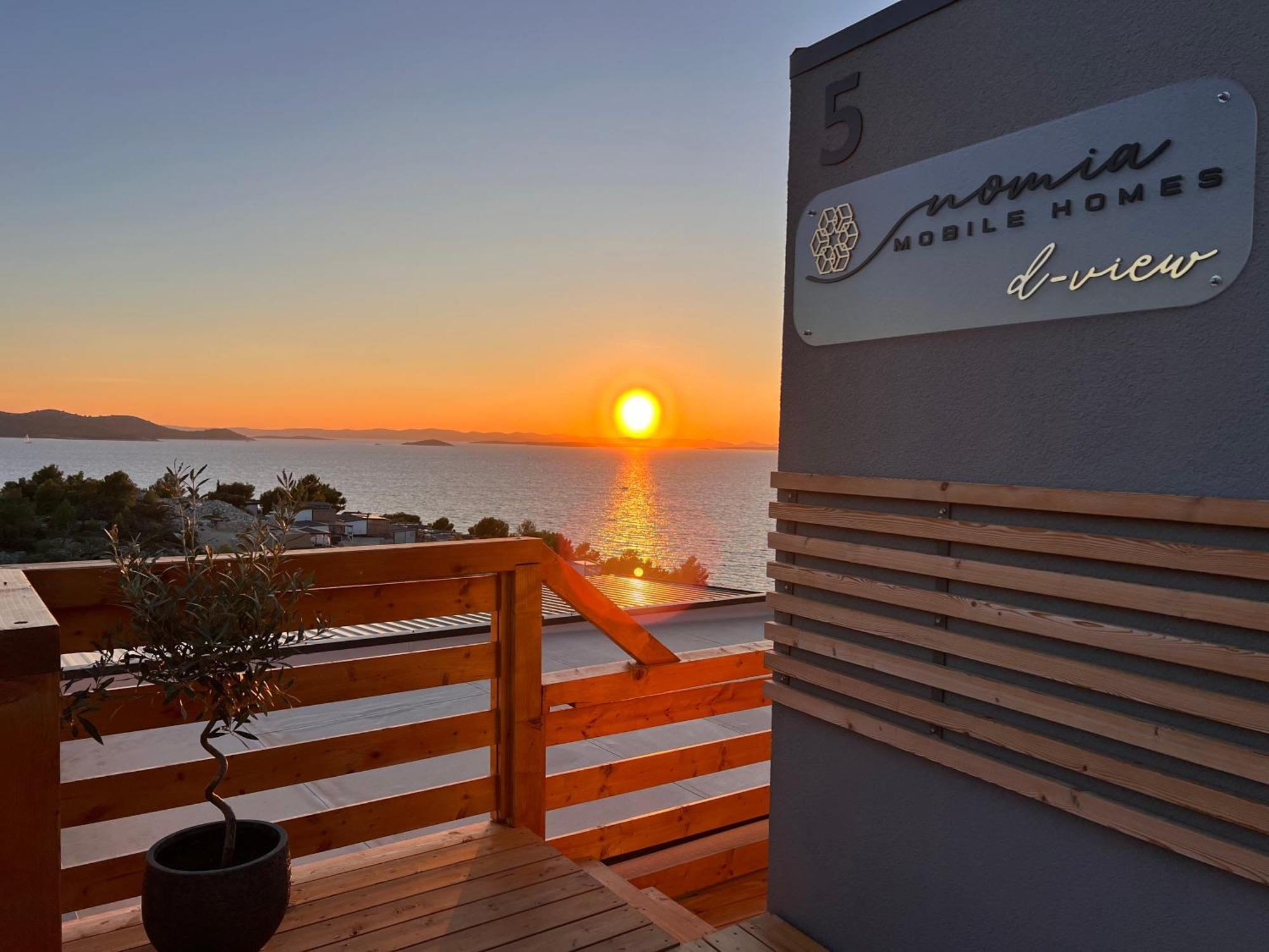 D-View Premium Mobile Home - Panoramic Seaview - 150 M From Beach, Free Parking Drage Exterior foto