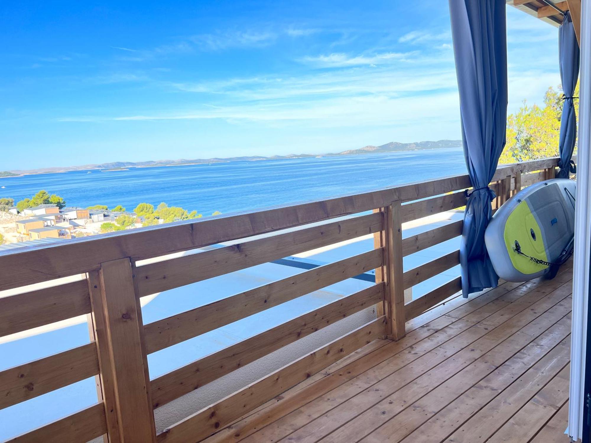 D-View Premium Mobile Home - Panoramic Seaview - 150 M From Beach, Free Parking Drage Exterior foto