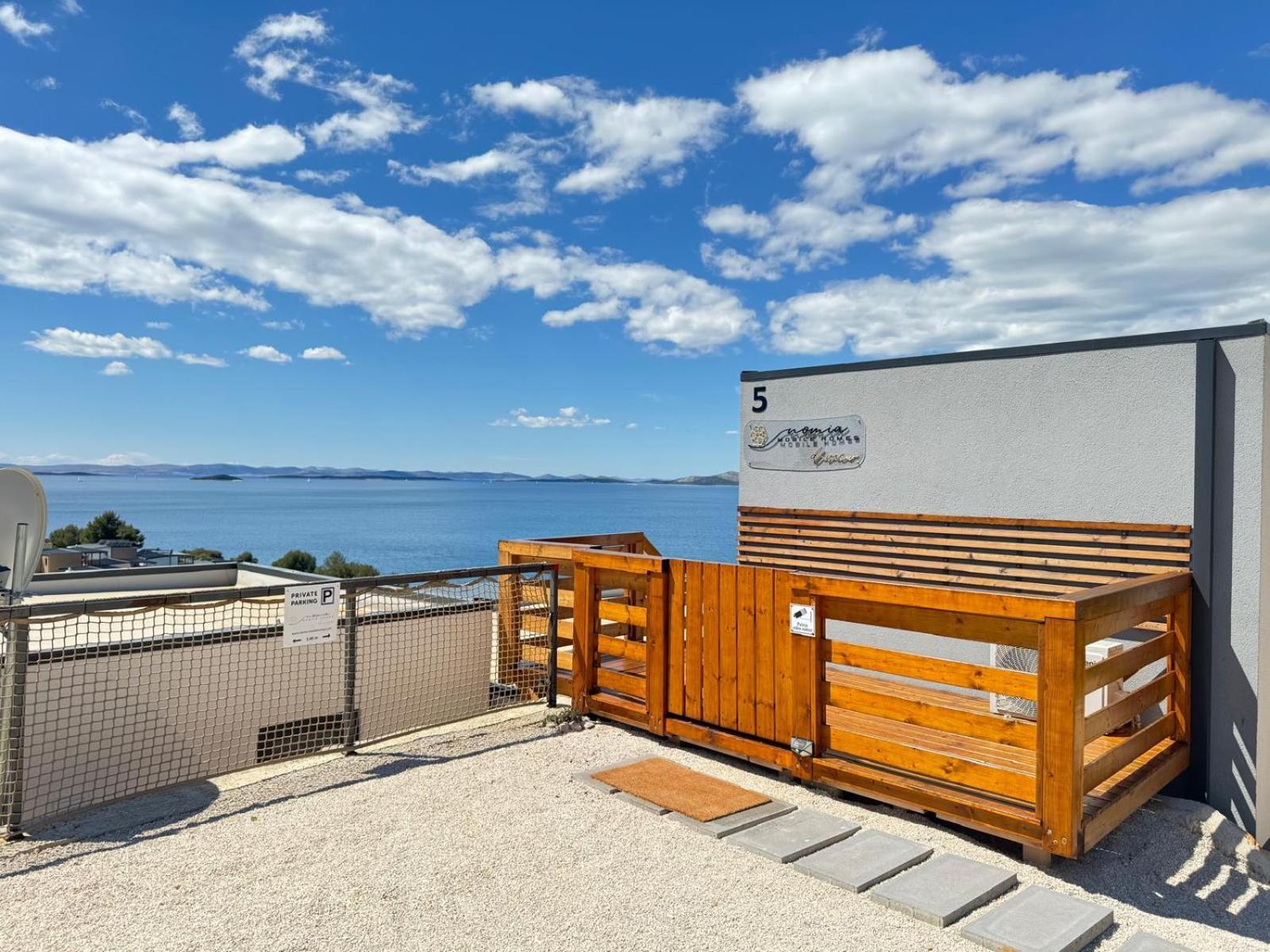 D-View Premium Mobile Home - Panoramic Seaview - 150 M From Beach, Free Parking Drage Exterior foto